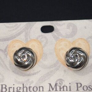 Brighton Silver Swirl Earrings